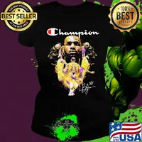 Lebron james los angeles lakers team basketball player signature s Ladies tee