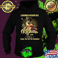 Legend never die charlie daniels 1936 2020 thank you for the memories signature s Hoodie