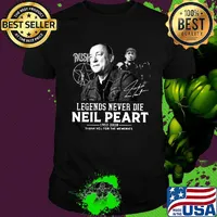Legends never die neil peart 1952 2020 thank you for the memories signature shirt