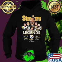 Legends pittsburgh steelers football team players signatures s Hoodie