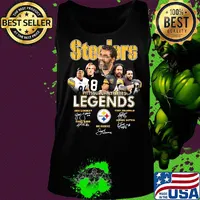Legends pittsburgh steelers football team players signatures s Tank top