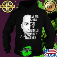 Let me show you the world in my eyes depeche mode dave gahan signature s Hoodie