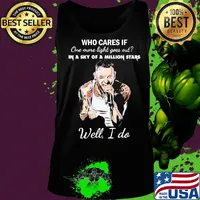 Linkin park who cares if one more light goes out in a sky of a million stars well i do s Tank top