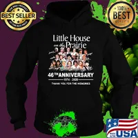 Little house on the prairie 46th anniversary 1974 2020 thank you for the memories signatures s Hoodie