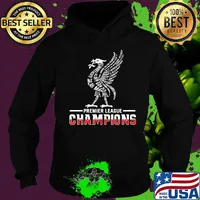 Liverpool fc premier league champions logo s Hoodie