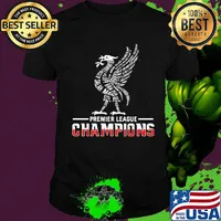 Liverpool fc premier league champions logo shirt