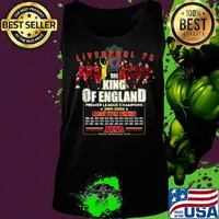 Liverpool fc the king of england premier league champions 2019 2020 league title winners s Tank top