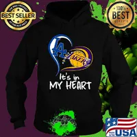 Los angeles raiders and los angeles lakers it's in my heart s Hoodie