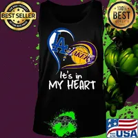 Los angeles raiders and los angeles lakers it's in my heart s Tank top