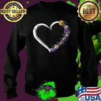 Lsu tigers football team logo heart s Sweater
