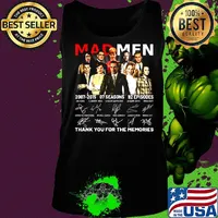 Mad men 2007 2015 07 seasons 92 episodes thank you for the memories signatures s Tank top