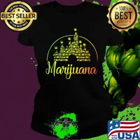 Marijuana Disney weed s Ladies tee