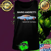 Mario andretti nascar 1967 ford fairlane s Tank top