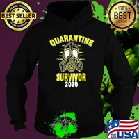 Mask quarantine survivor 2020 s Hoodie
