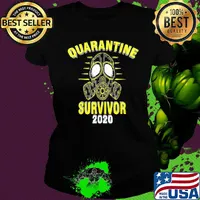 Mask quarantine survivor 2020 s Ladies tee