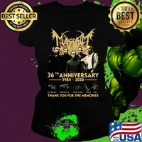 May bat 36th anniversary 1984 2020 thank you for the memories signatures s Ladies tee