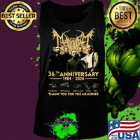 May bat 36th anniversary 1984 2020 thank you for the memories signatures s Tank top