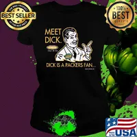 Meet dick smack talkin the talk divk a packers fan s Ladies tee