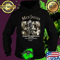 Mick jagger 59 years of operation 1961 2020 thank you for the memories signature s Hoodie