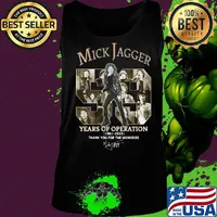 Mick jagger 59 years of operation 1961 2020 thank you for the memories signature s Tank top