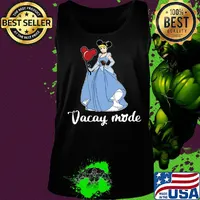 Mickey mouse cinderella vacay mode s Tank top