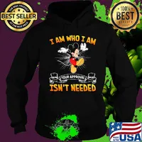 Mickey mouse dance i am who i am your approval isn't needed s Hoodie