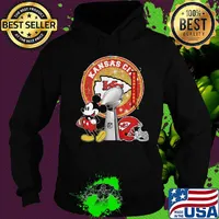 Mickey mouse kansas city chiefs champions super liv bowl football s Hoodie