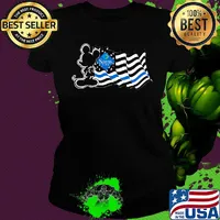 Mickey Mouse Sam's club American flag s Ladies tee