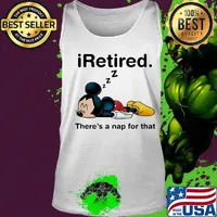 Mickey mouse sleeping i retired there's a nap for that s Tank top