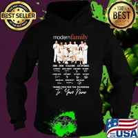 Modern family 2009 2020 11 seasons 254 episodes thank you for the memories to your name signatures s Hoodie