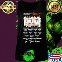 Modern family 2009 2020 11 seasons 254 episodes thank you for the memories to your name signatures s Tank top