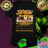 Monty python's life of brian 42nd anniversary 1979 2020 thank you for the memories signatures shirt