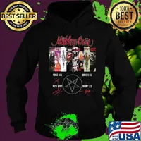 Motley crue band members signatures s Hoodie
