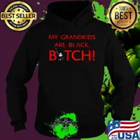 My grandkids are black bitch mask s Hoodie
