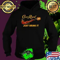 Nike logo crown royal just drink it s Hoodie
