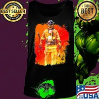 Official awesome firefighter picture s Tank top
