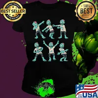 Official halloween zombie dance s Ladies tee