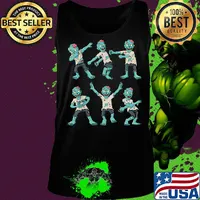 Official halloween zombie dance s Tank top