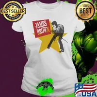 Official James Brown star s Ladies tee