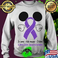 Official Mickey mouse If came we fought I won cancer survivor s Sweater