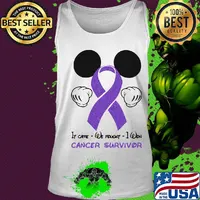Official Mickey mouse If came we fought I won cancer survivor s Tank top