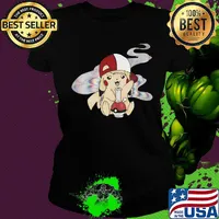 Official pokemon smoking s Ladies tee