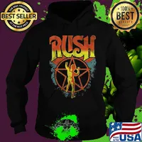 Official rush band logo s Hoodie
