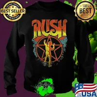 Official rush band logo s Sweater