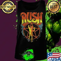 Official rush band logo s Tank top