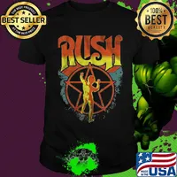 Official rush band logo shirt