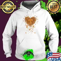 Official Tennessee volunteers Three wolves heart s Hoodie