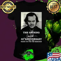 Official The Shining 40th anniversary 1980-2020 thank you for the memories signature s Ladies tee