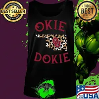Okie dokie oklahoma sooners leopard s Tank top