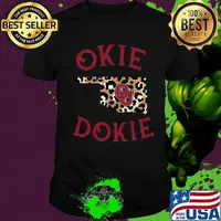 Okie dokie oklahoma sooners leopard shirt